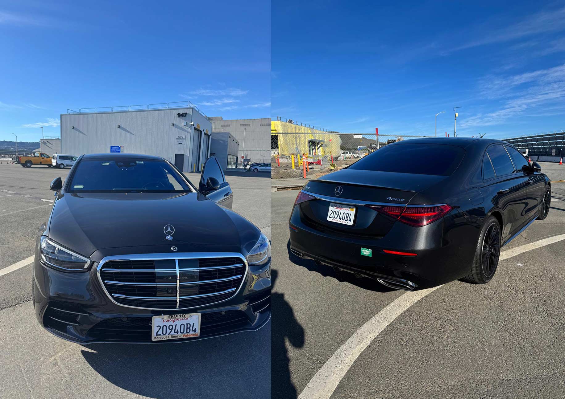 Mercedes luxury sedan for JFK Airport to New Rochelle chauffeur service