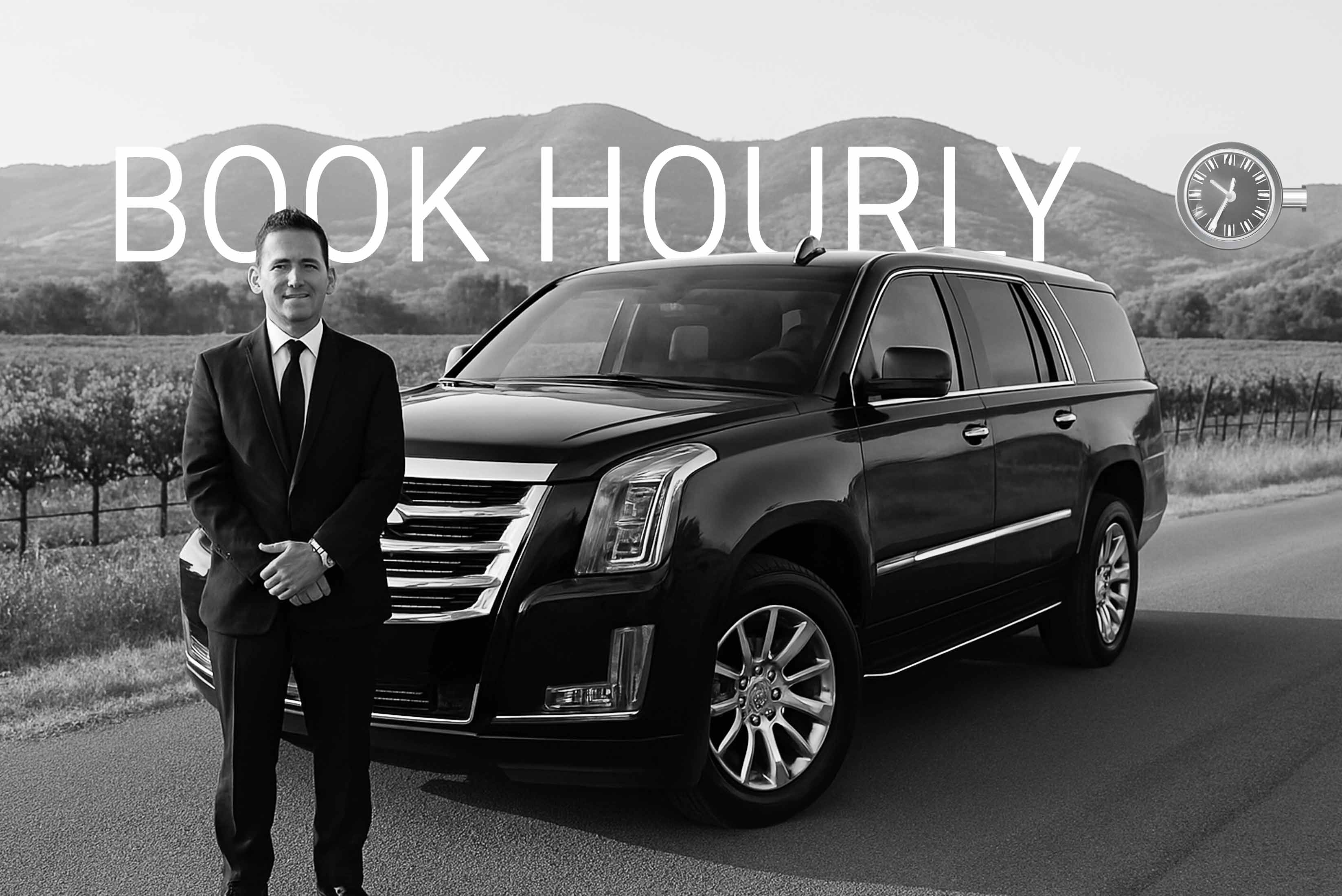 Hourly black car service for sightseeing on the Big Island