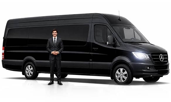 Mercedes Sprinter for JFK Airport group chauffeur transportation