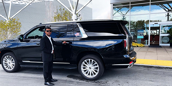A luxurious limousine from Venture Limo